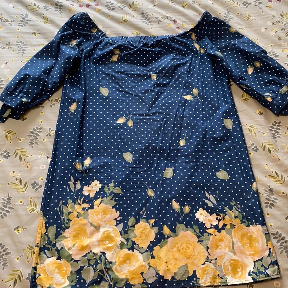 Off the shoulder dress
